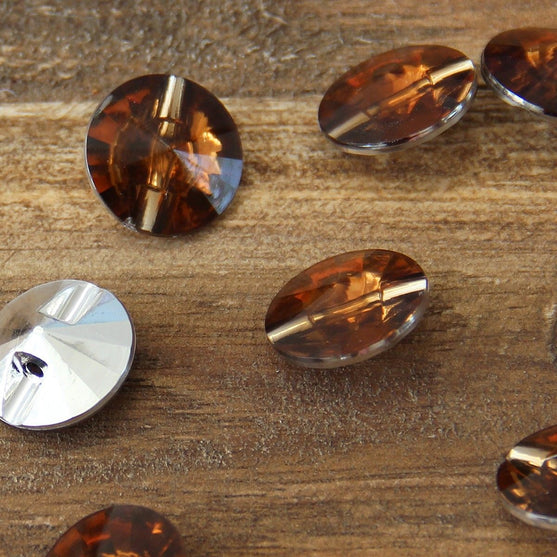 Tunnel Shank Cocktail Buttons - 18 mm (0.7 inches) - Go Handmade
13