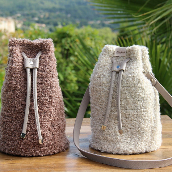 Bag Drawstring - Black/Silver - Go Handmade
6