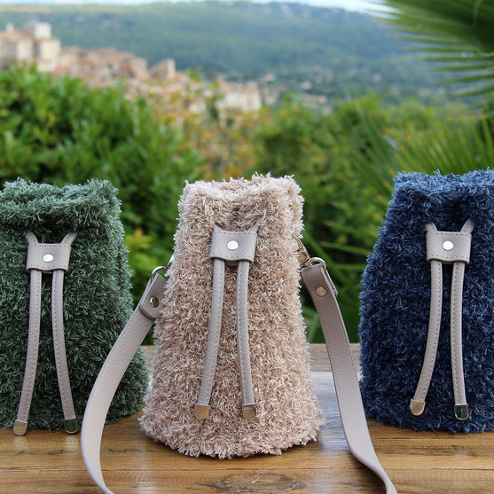 Bag Drawstring - Black/Bronze - Go Handmade
3