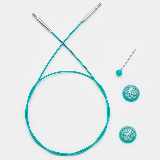 Swivel Cable - Teal - KnitPro
3