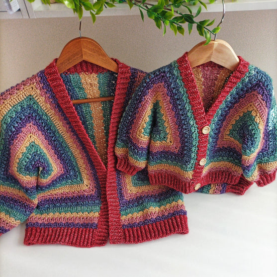Aurora - Hexagon cardigan
3