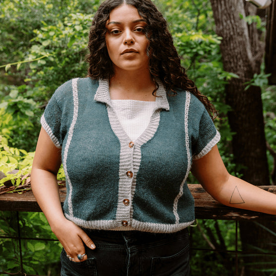 Diaphane Top - Buttoned Shirt
4