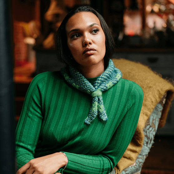 Pressed Flowers Kerchief - Mosaic Bandana
6