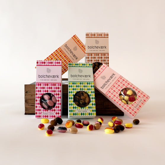 Cream Caramel with Sea Salt - Sugar-free hard candies - Bolcheværk
3