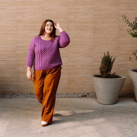 Cybil - Cabled Pullover
3