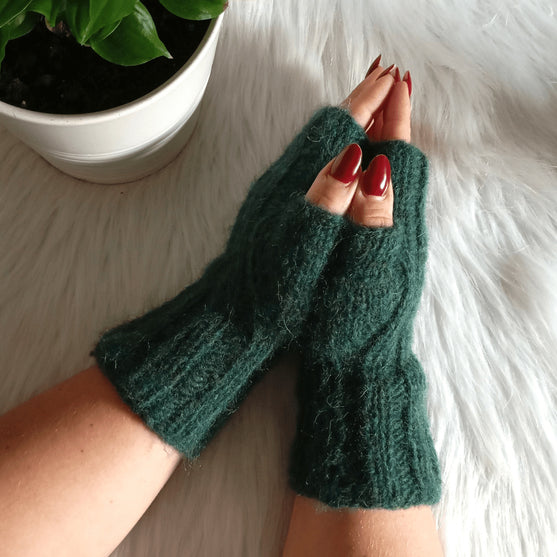 Forest Mittens - Fingerless Gloves
3