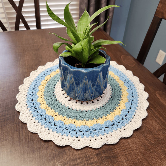 Spring Mandala - Placemat and Coaster Set
7