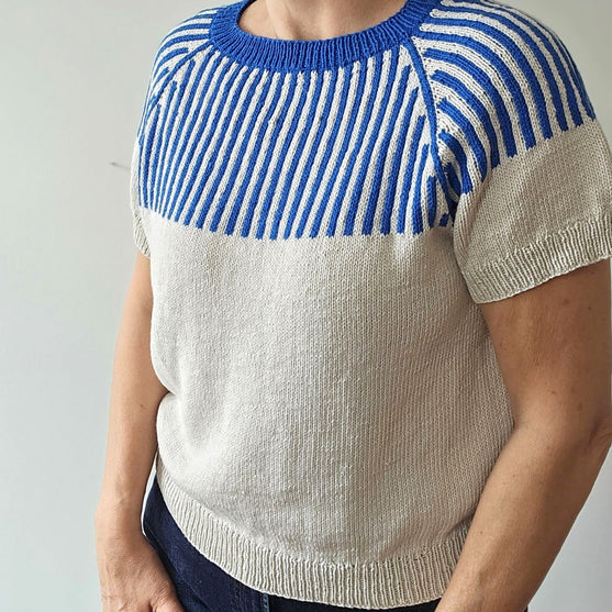 Blå Linjer – T-shirt
2