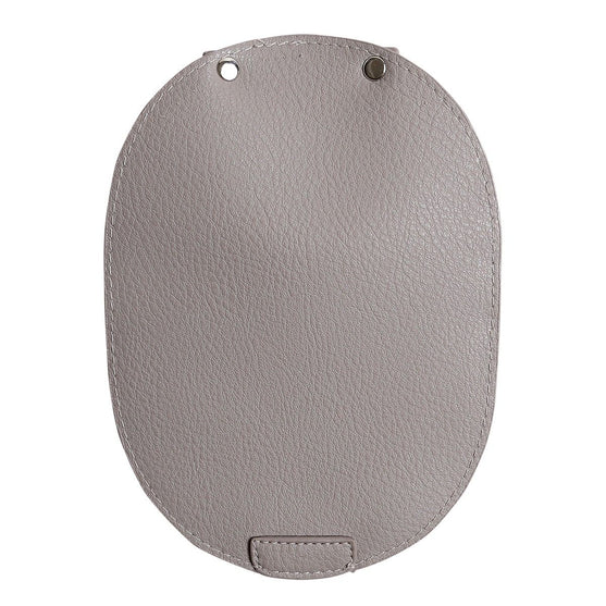 Bag Flap for Metal Lock - Beige/Silver - Go Handmade
5