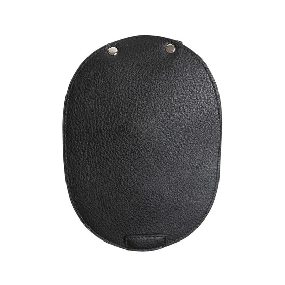 Bag Flap for Metal Lock - Black/Silver - Go Handmade
6