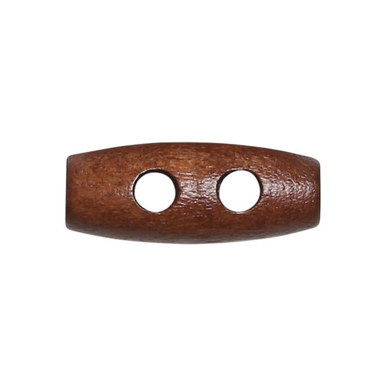 Oblong Wooden Buttons Mini - 20 mm - Go Handmade
3