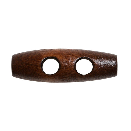Oblong Wooden Buttons - 30 mm (1.2 inches) - Go Handmade
5