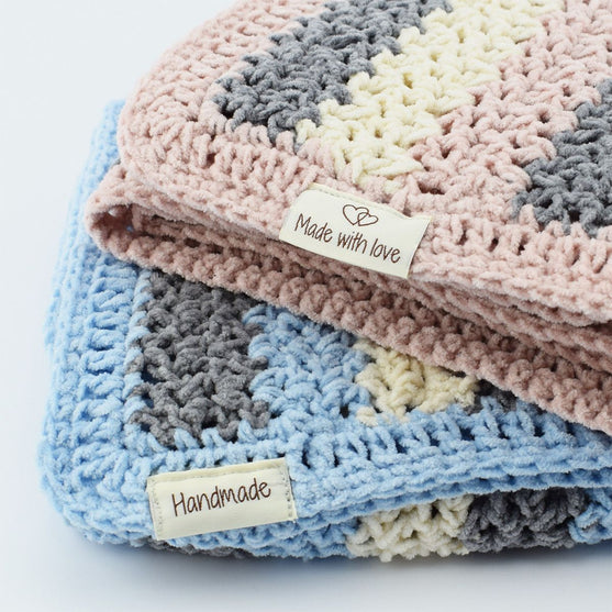 10 Labels - Handmade with love - 5 cm - Go Handmade
4