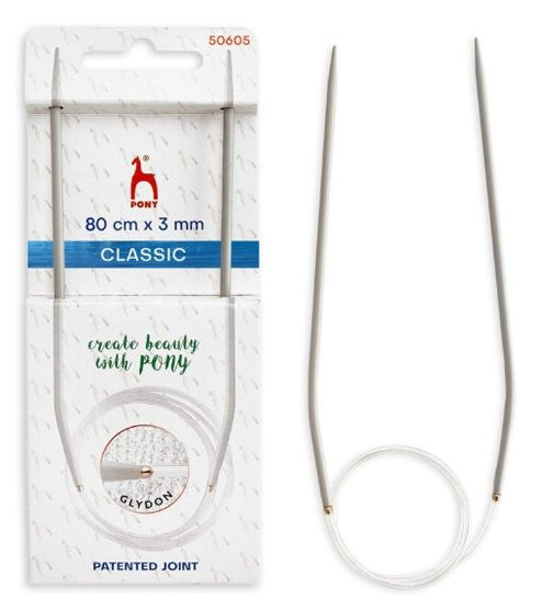 Circular Needle Classic - 80 cm - Pony
10