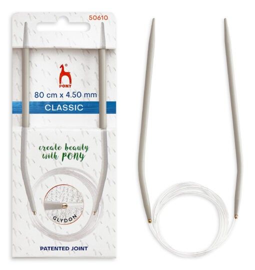 Circular Needle Classic - 80 cm - Pony
13