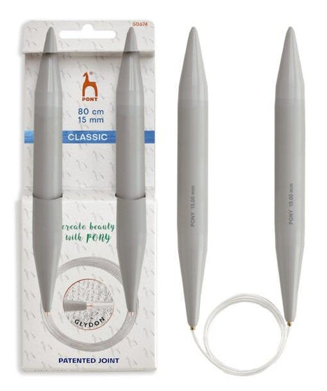 Circular Needle Classic - 80 cm - Pony
5