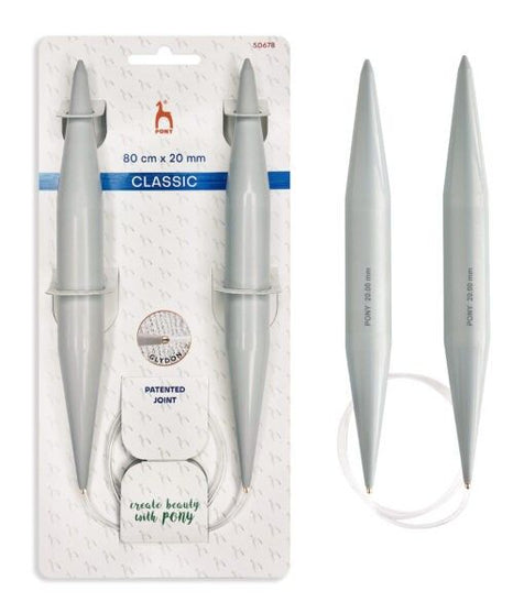 Circular Needle Classic - 80 cm - Pony
8