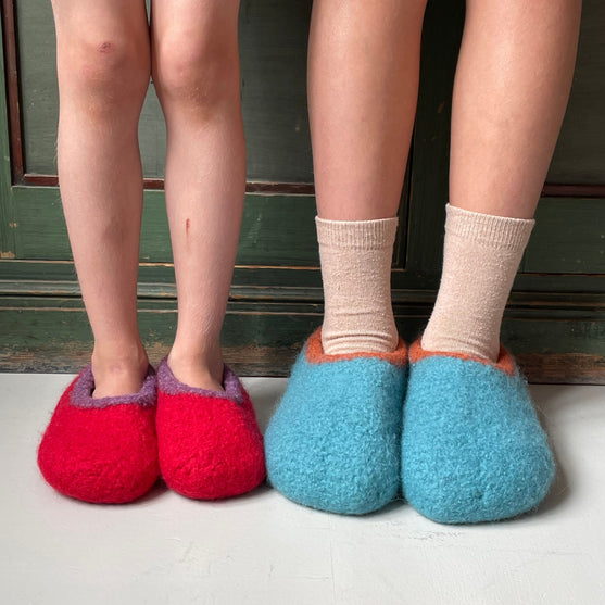 Uldfutter - Felted children’s slippers
5