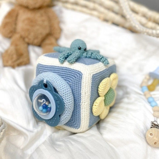 Rattle - Flower - Go Handmade
4