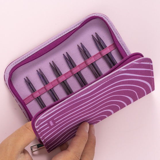 Betula Short Interchangeable Circular Needle Set Essential - Mulberry - Hobbii
3