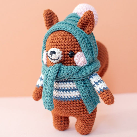 Bruno Squirrel - Crochet Kit
2