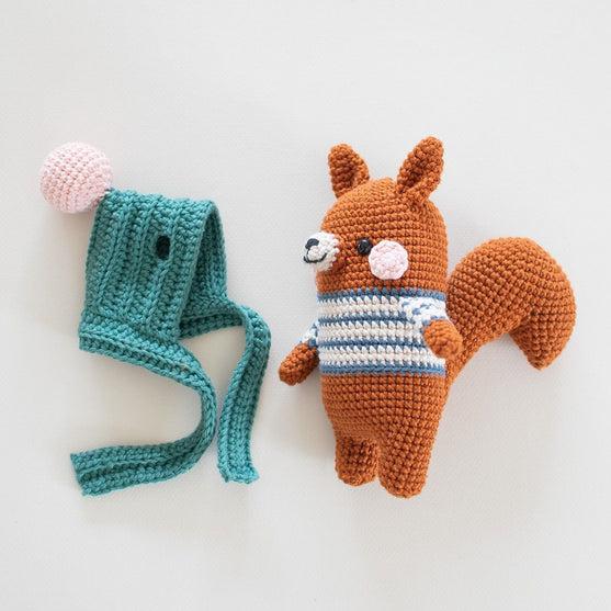 Bruno Squirrel - Crochet Kit
3