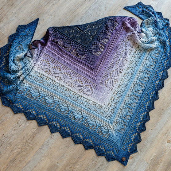 Frozen Iris - Shawl
9