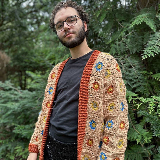 Floral Fusion - Men’s Cardigan
3