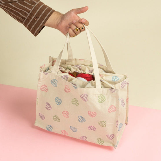 Canvas Drawstring Shopper - Hobbii
5