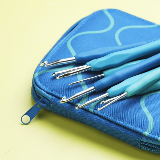 Easy Touch Crochet Hook Set - Lagoon - 9 sizes - Hobbii
3