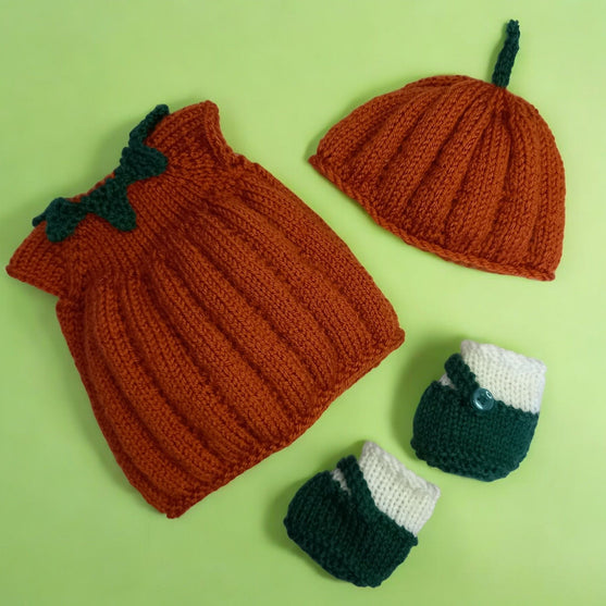 Pumpkin Outfit - Doll Clothes
5
