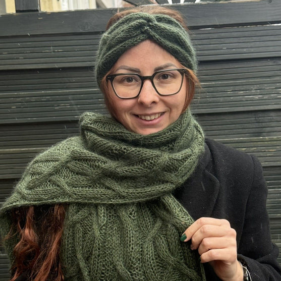 Winter Touch - Scarf and Headband
3