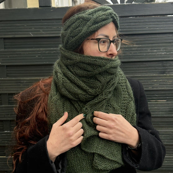 Winter Touch - Scarf and Headband
4