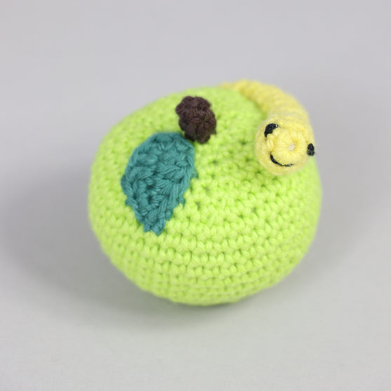 Apple with Worm
3