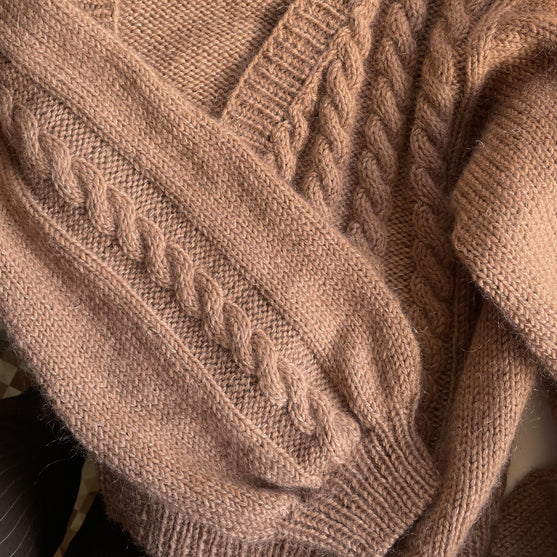 Fall Cables Cardi - Cardigan
4