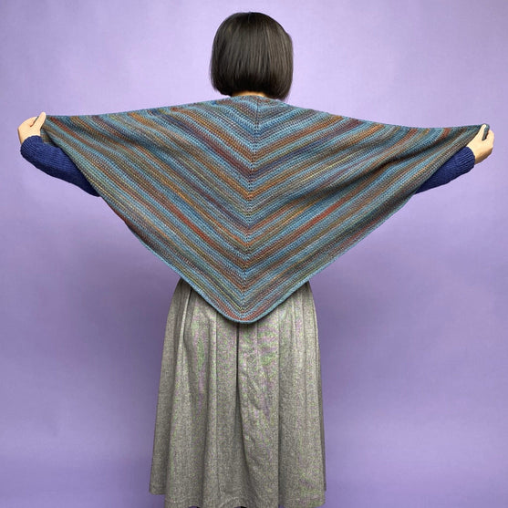 Jasmin - Tunisian Crochet Shawl
2