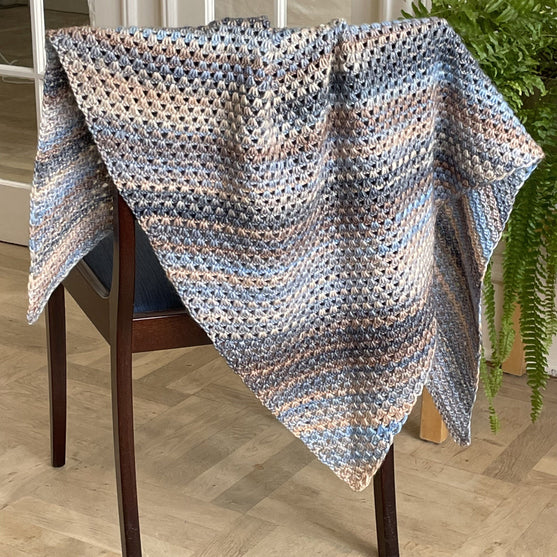 Lacy Afternoon - Tunisian Crochet Shawl
5