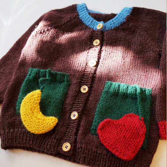 Love Moon - Children’s cardigan
3