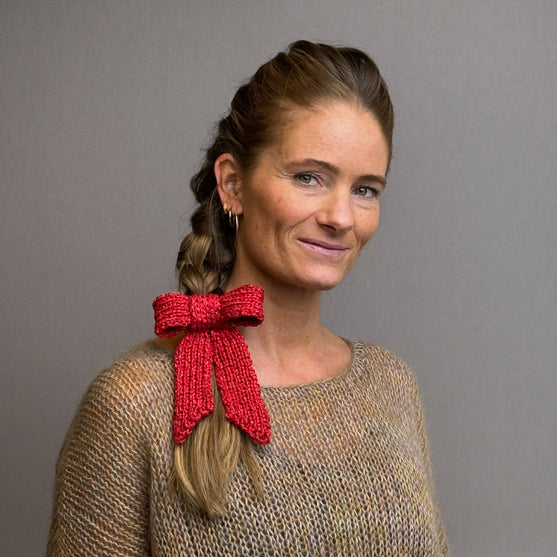 Knitted Bow - Christmas Decoration
2