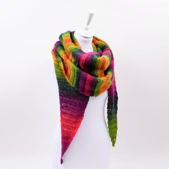 Tip-To-Tip Shawl - Carnival
4