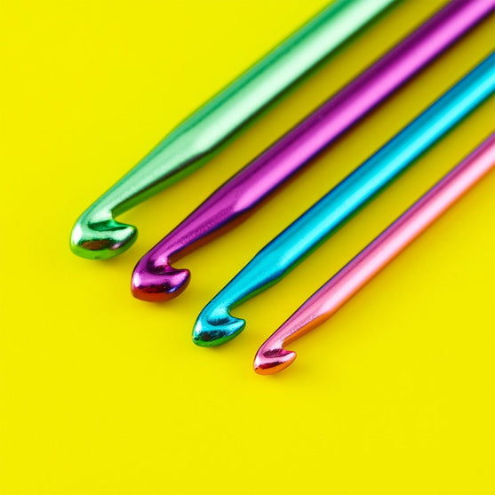 Alu Double Ended Tunisian Crochet Hook Set - 14 cm - Hobbii
7