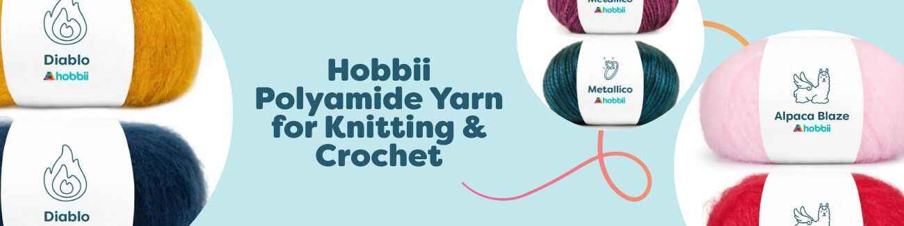 Hobbii Polyamide Yarn for Knitting & Crochet