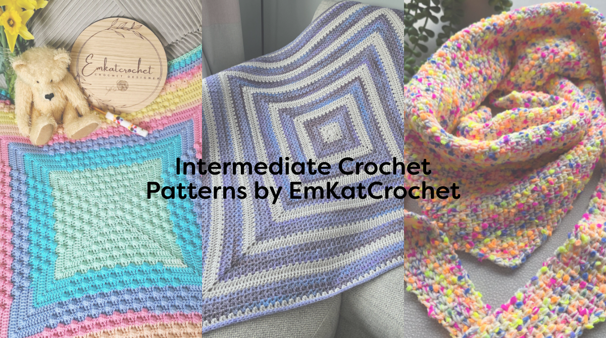 Intermediate Crochet Patterns by EmKatCrochet