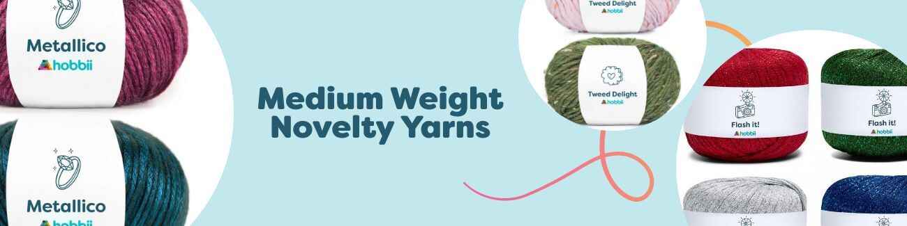 Medium Weight Novelty Yarns