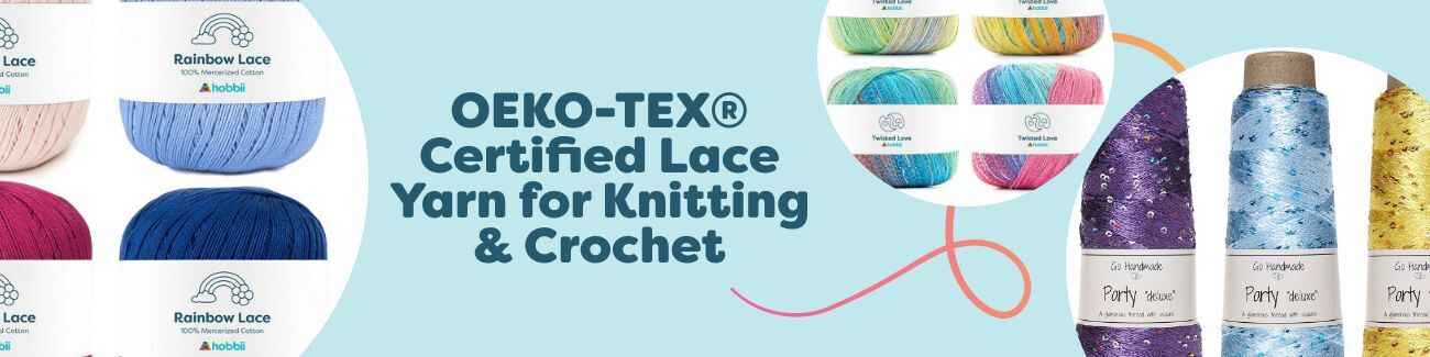 OEKO-TEX® Certified Lace Yarn for Knitting & Crochet