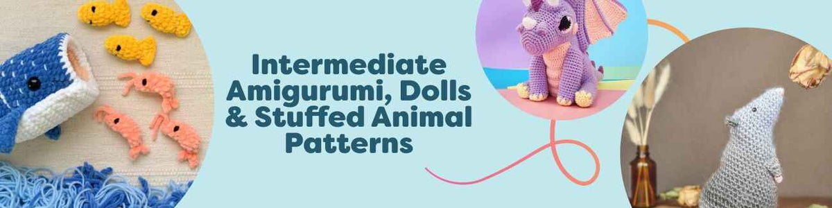 Intermediate Amigurumi, Dolls & Stuffed Animal Patterns