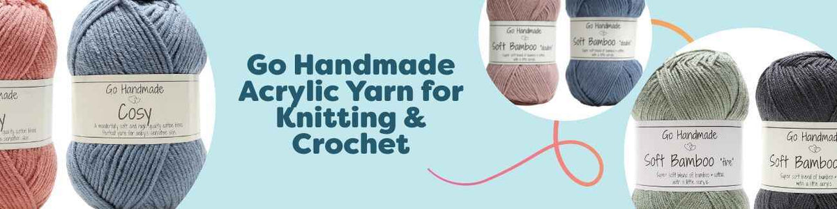 Go Handmade Acrylic Yarn for Knitting & Crochet