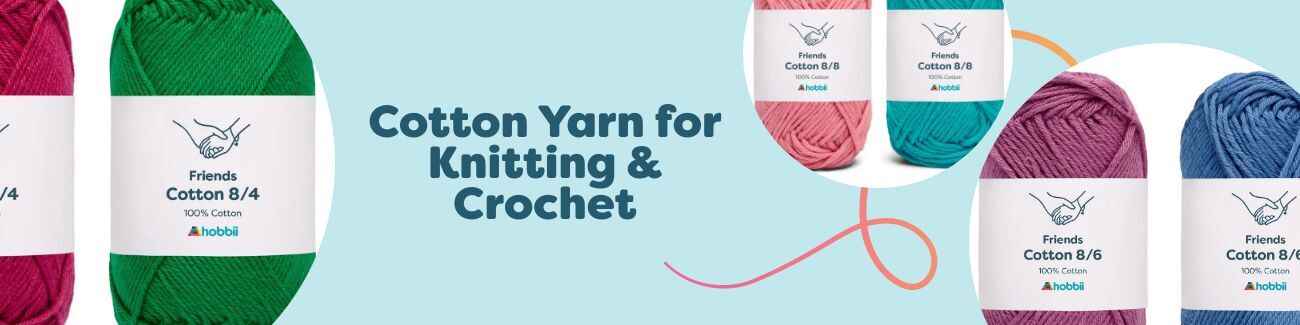 Cotton Yarn for Knitting & Crochet