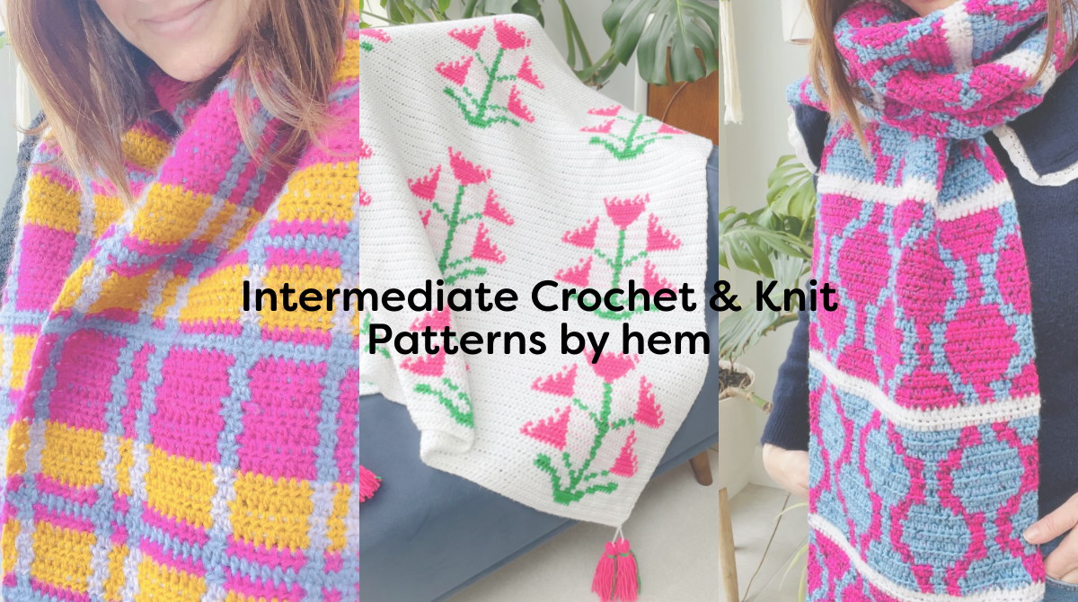 Intermediate Crochet & Knit Patterns by hem