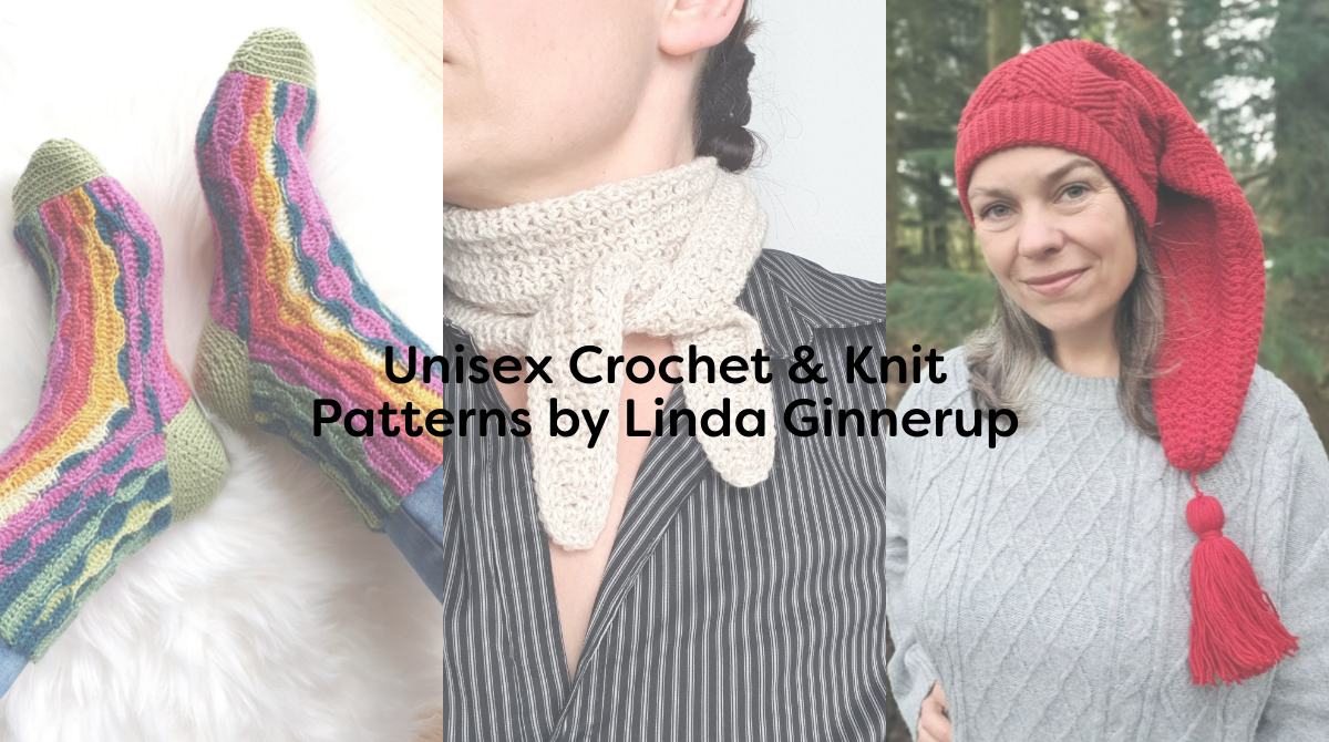 Unisex Crochet & Knit Patterns by Linda Ginnerup